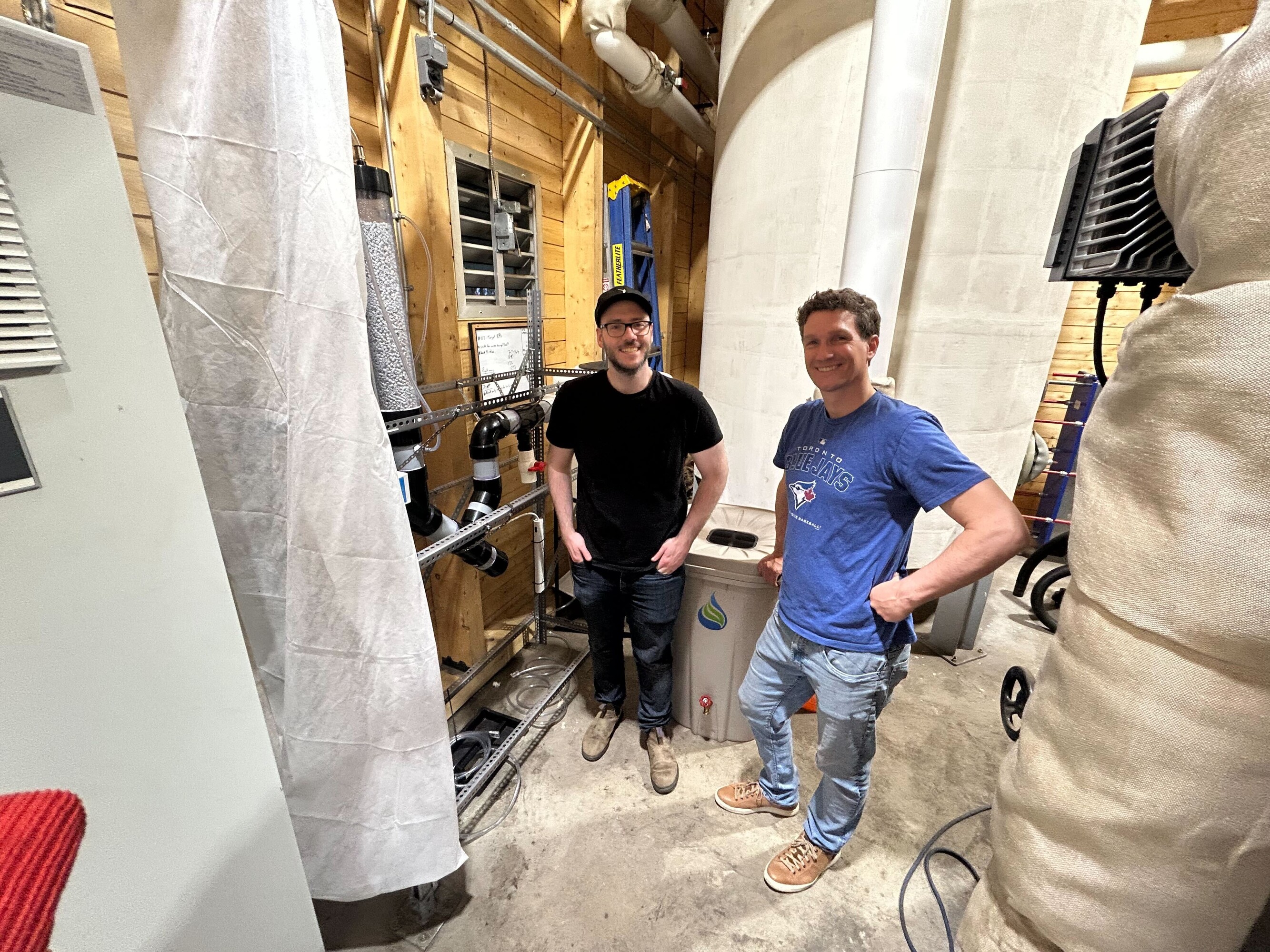 pHathom working on their field pilot at Acfor Energy’s biomass heating plant at the Nova Scotia Community College (NSCC) Lunenburg campus. The pilot project was completed May 2025.