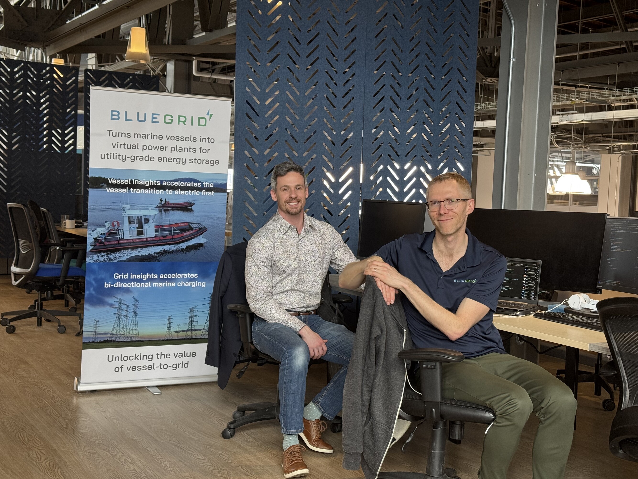 BlueGrid staff at their head office The PIER in Halifax, NS.