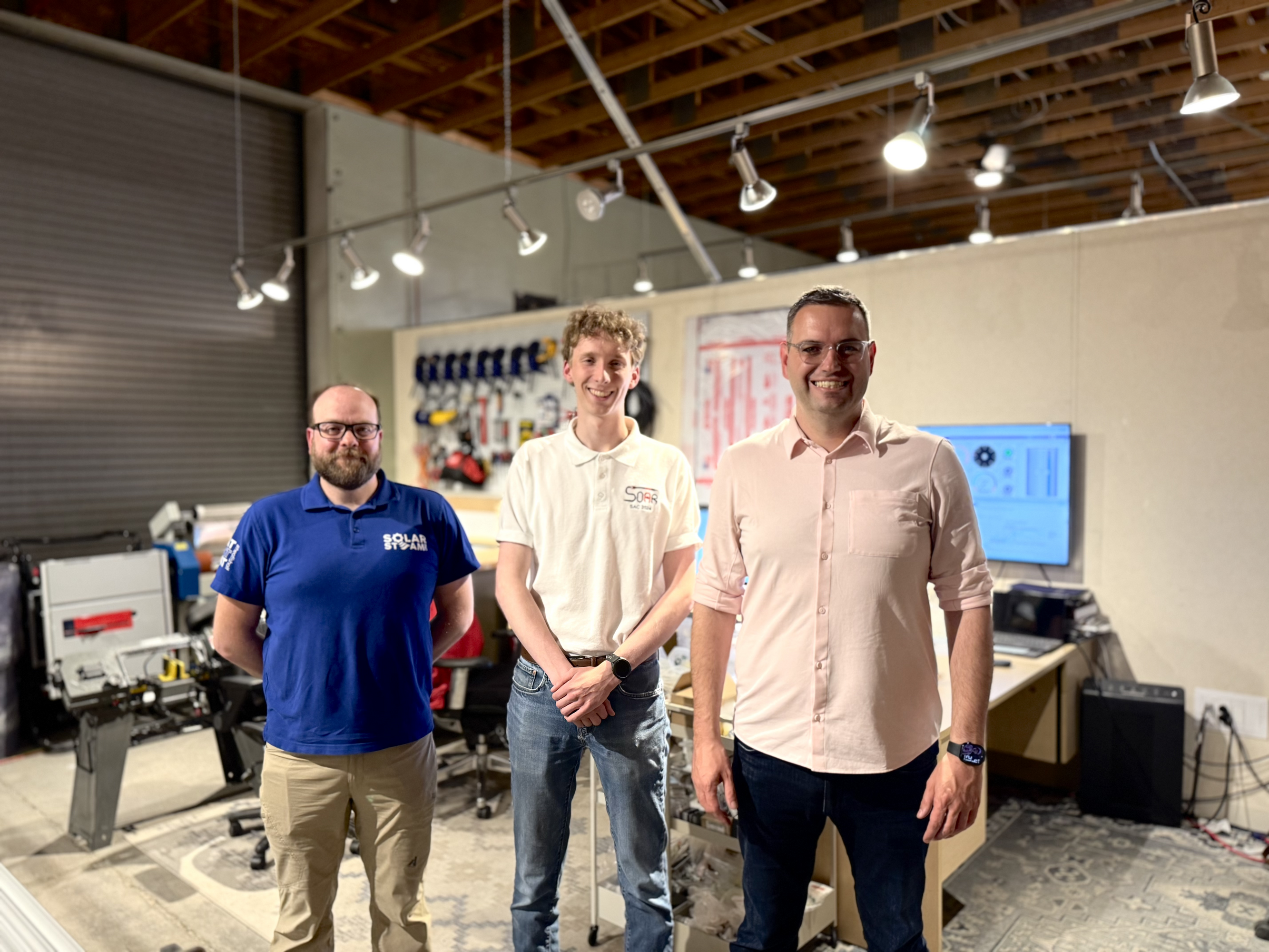 The SolarSteam team