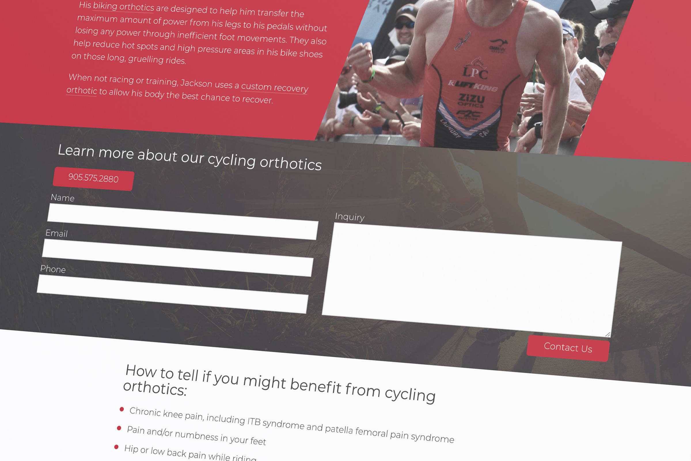 Custom website contact forms