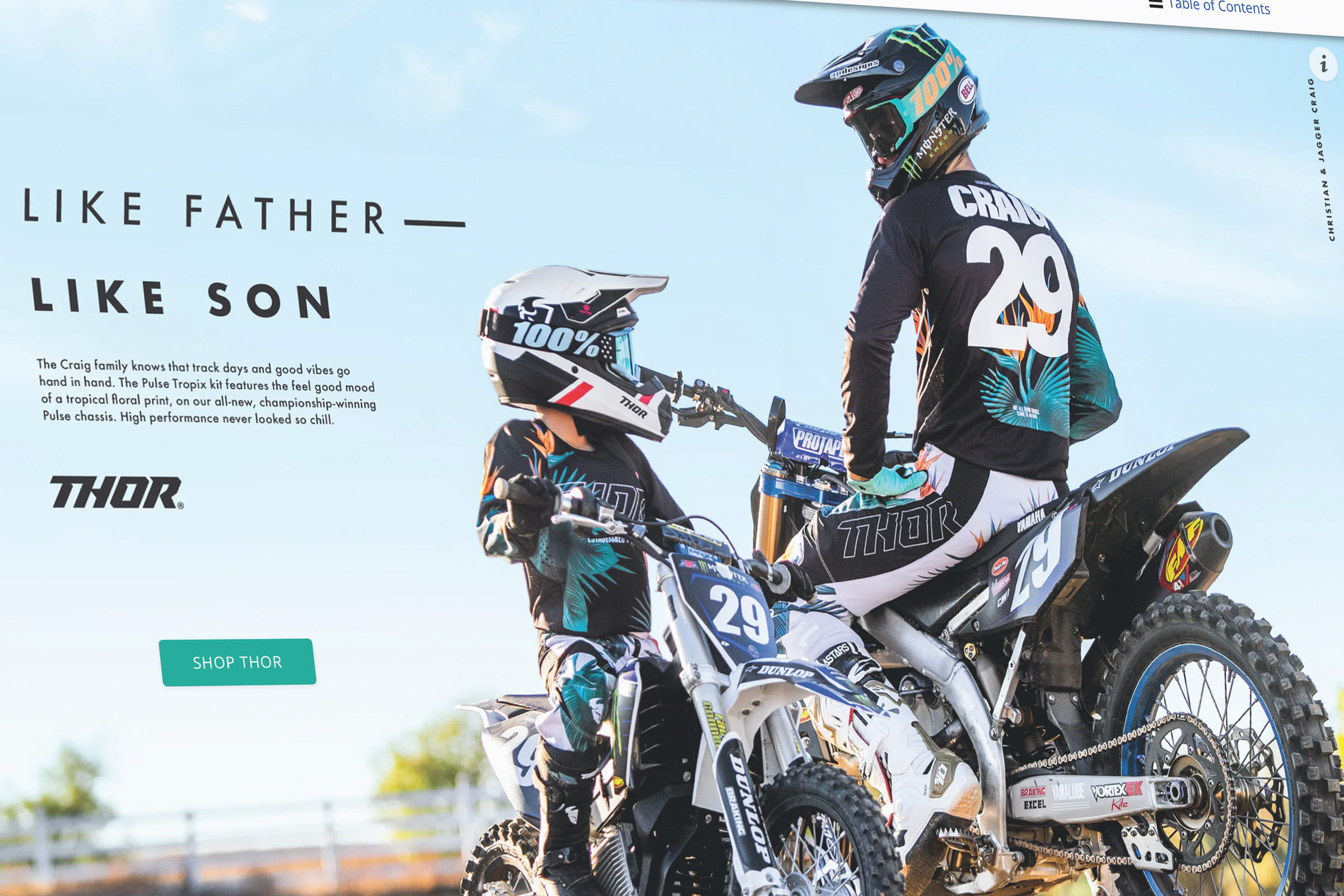 Racer X Digital Magazine Full Page Ad