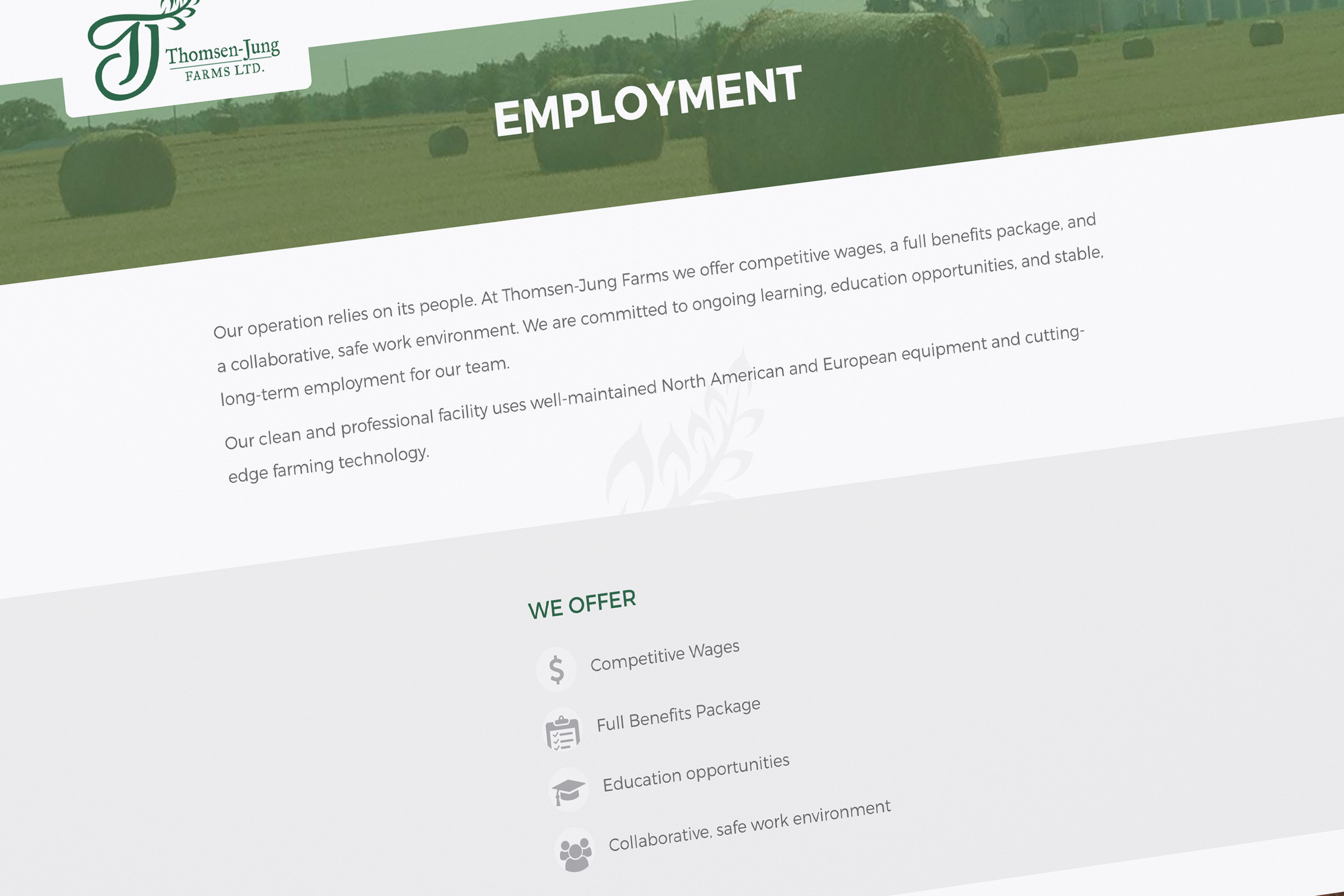 Employee Recruitment Web Design