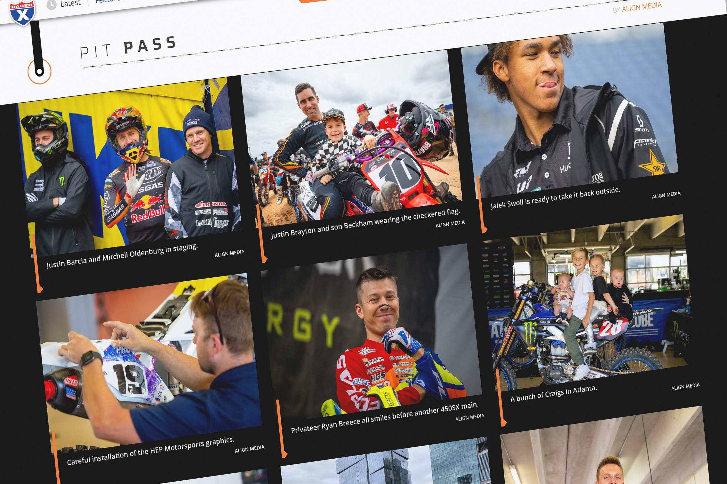 Digital Magazine Photo Gallery - Pit Pass