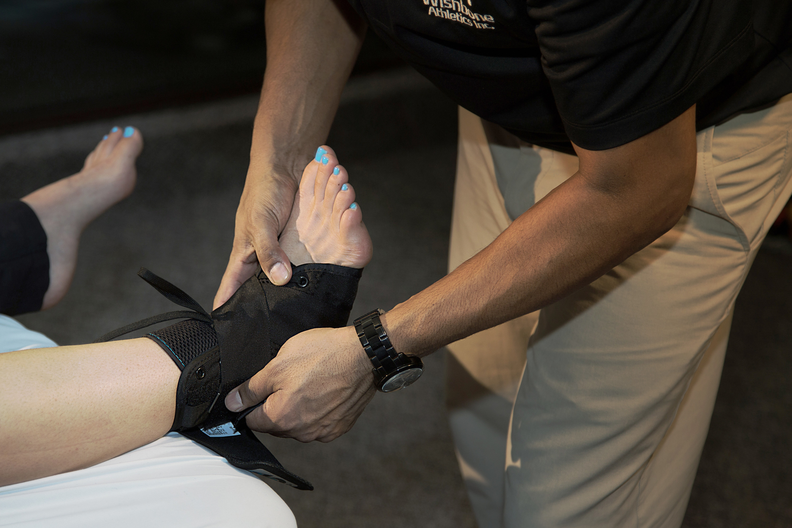 Brace fitting with Wishbone brace fitting specialist