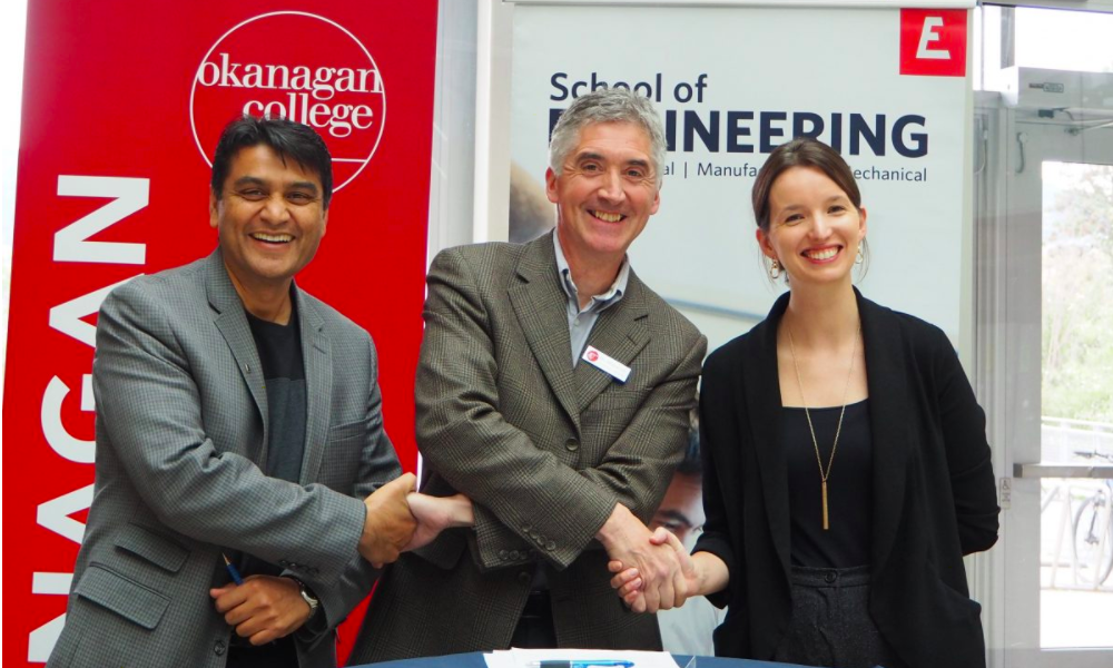 Foresight Cleantech collabore avec l'Okanagan College et l'UBC