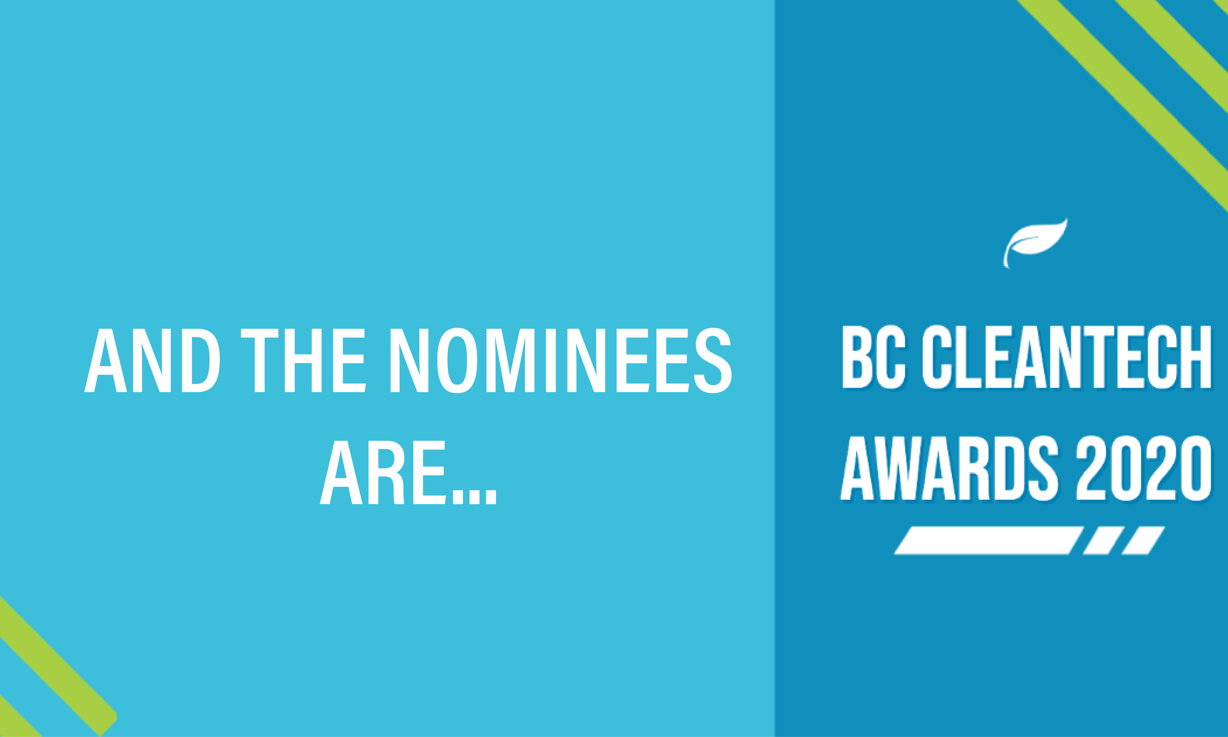 BC Cleanteach Awards 2020 - Candidats