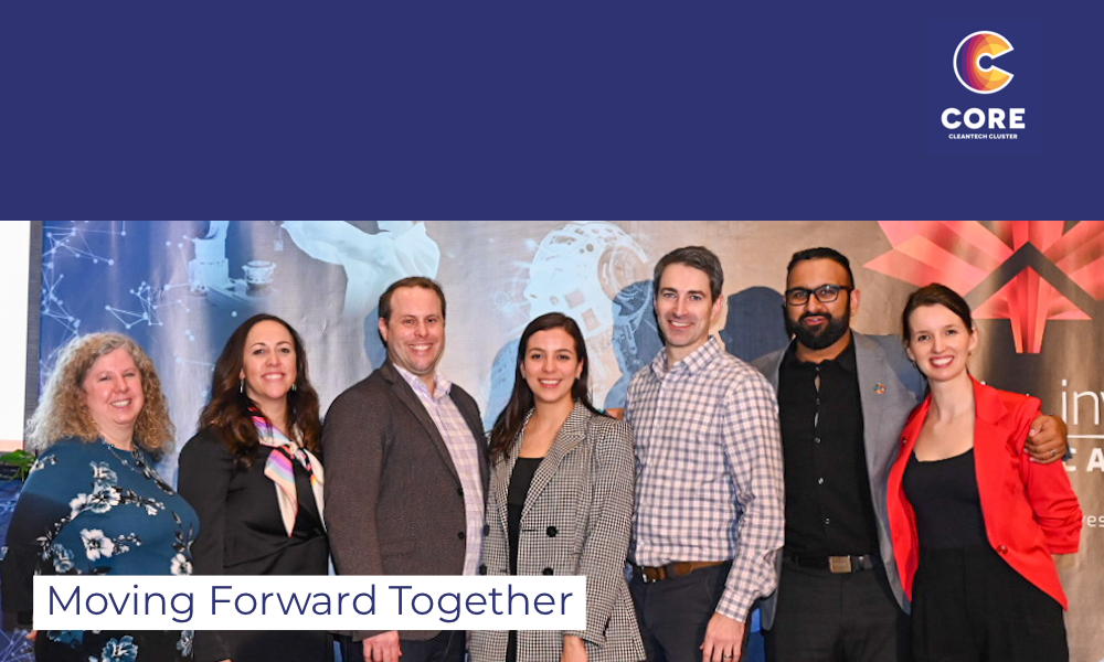 Aller de l'avant ensemble : Le cadre de la grappe CORE Cleantech et les projets de recommandations