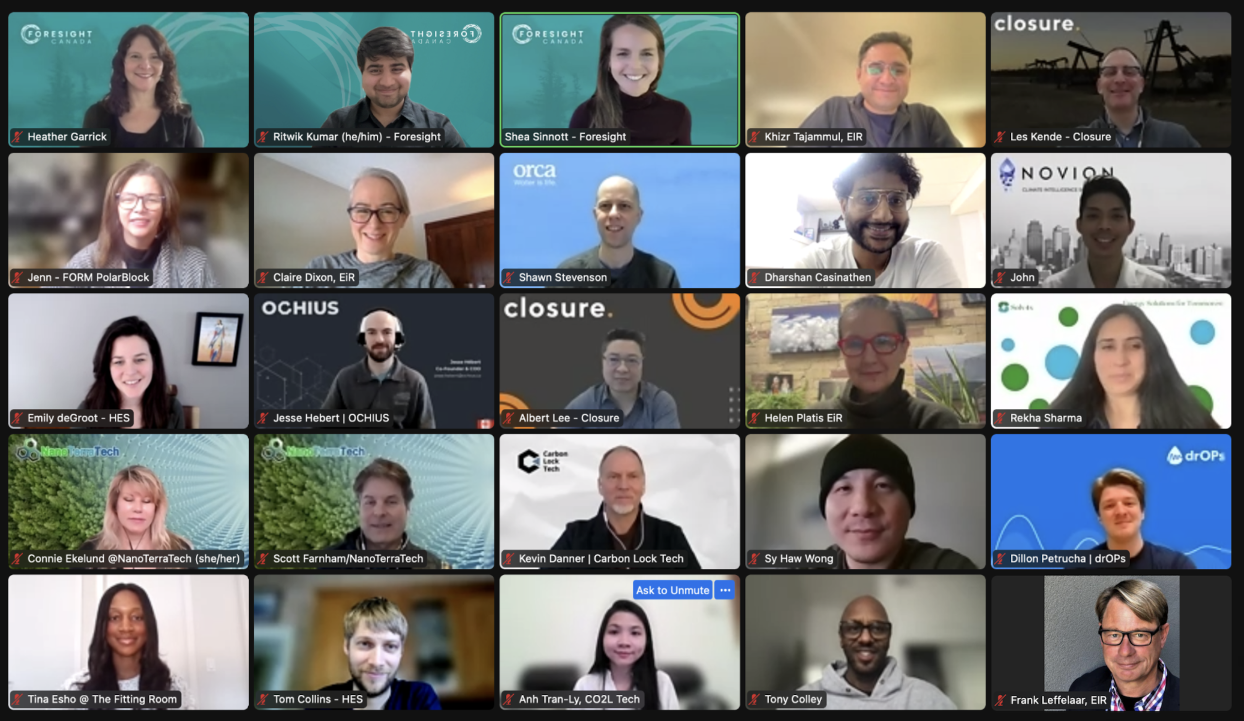 Rencontrez la cohorte 2023 de Earth Tech