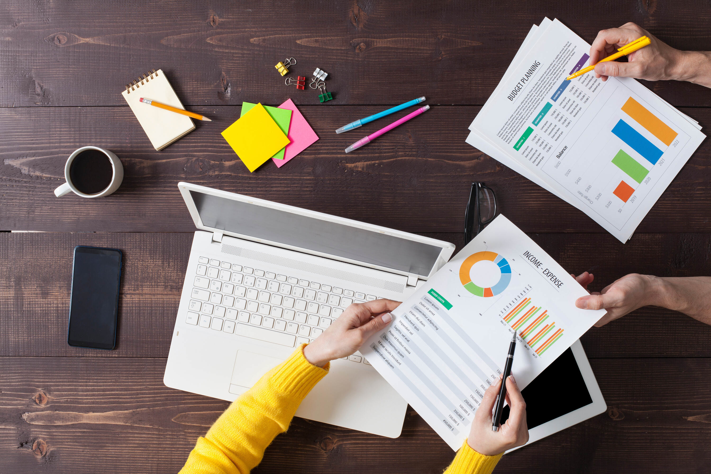 Tracking & Improving - Monitor and analyze the effectiveness of your implemented solutions. Our support ensures ongoing refinement and optimization for continuous improvement and long-term success.