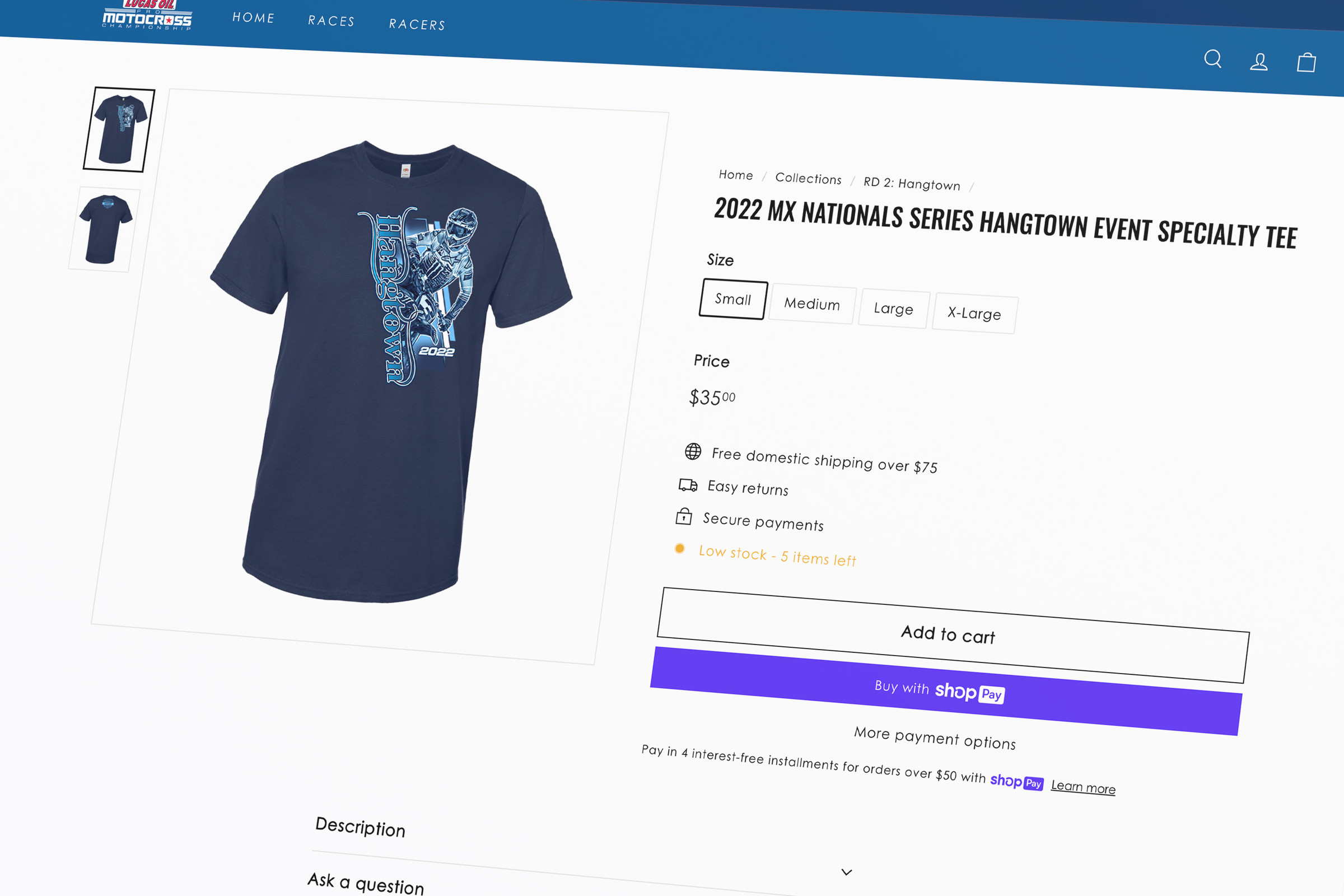 Simplified product view