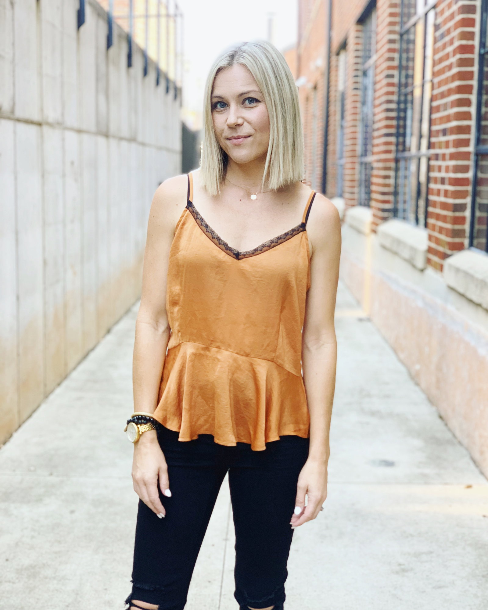 Love Sadie Peplum Cami