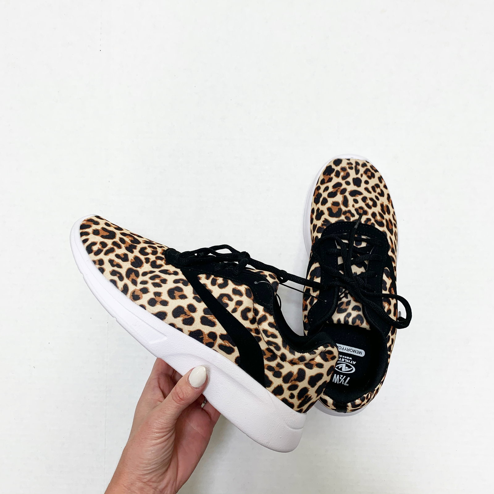 Athletic Works Leopard Print Mesh Trainer