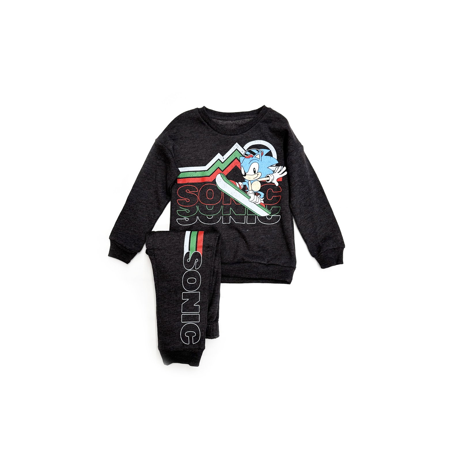  Boys Holiday Fleece Sweatshirt and Joggers Outfit Set