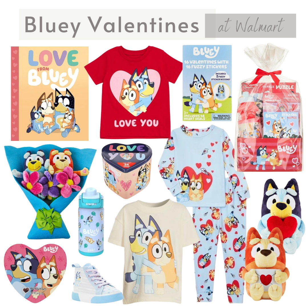 Bluey Valentines at Walmart