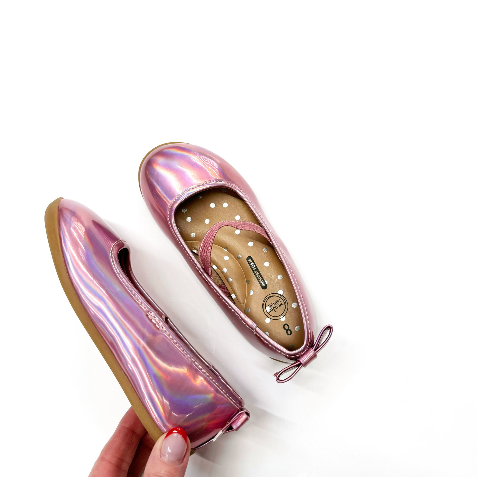 Wonder Nation Toddler Girls Ballet Flat Shoes