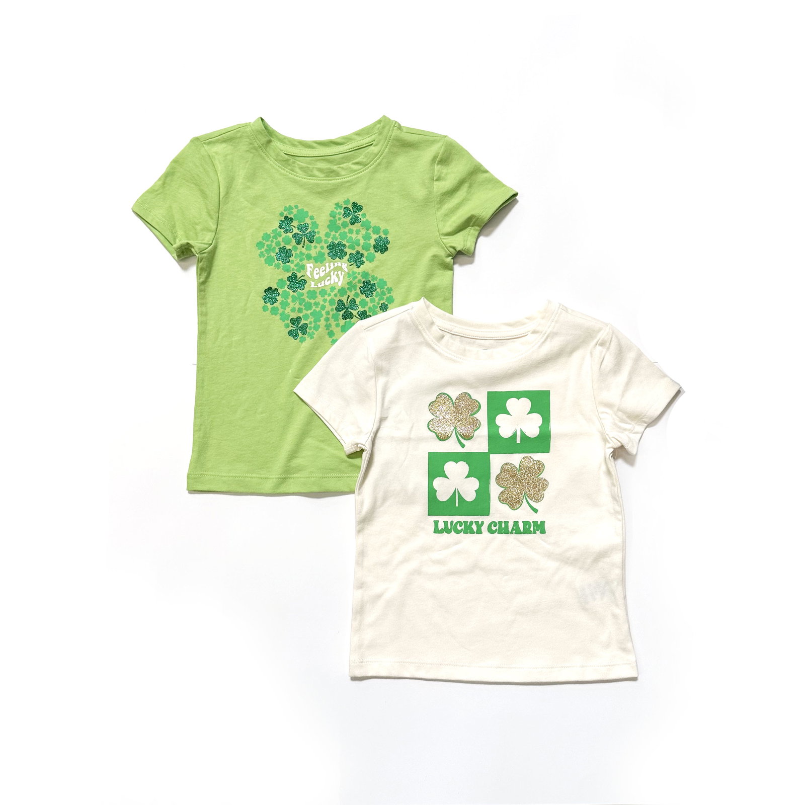 Wonder Nation Girls Saint Patrick's Day Tee  and Skirt