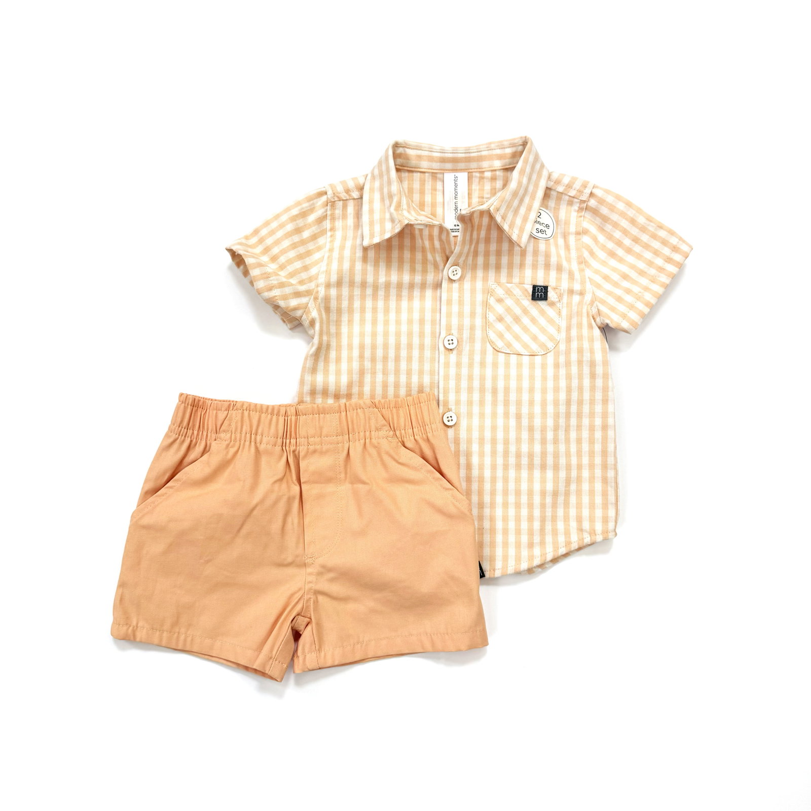Modern Moments by Gerber Toddler Boy Woven Shirt and Short Set