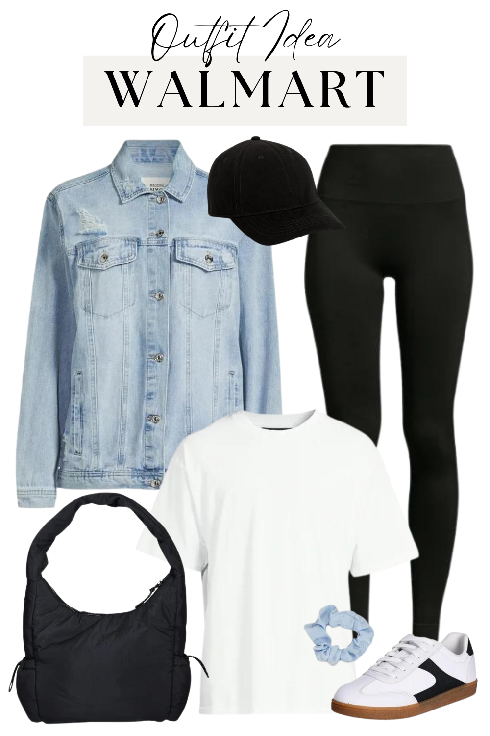 Walmart Outfit Idea - Men's Oversized Tee