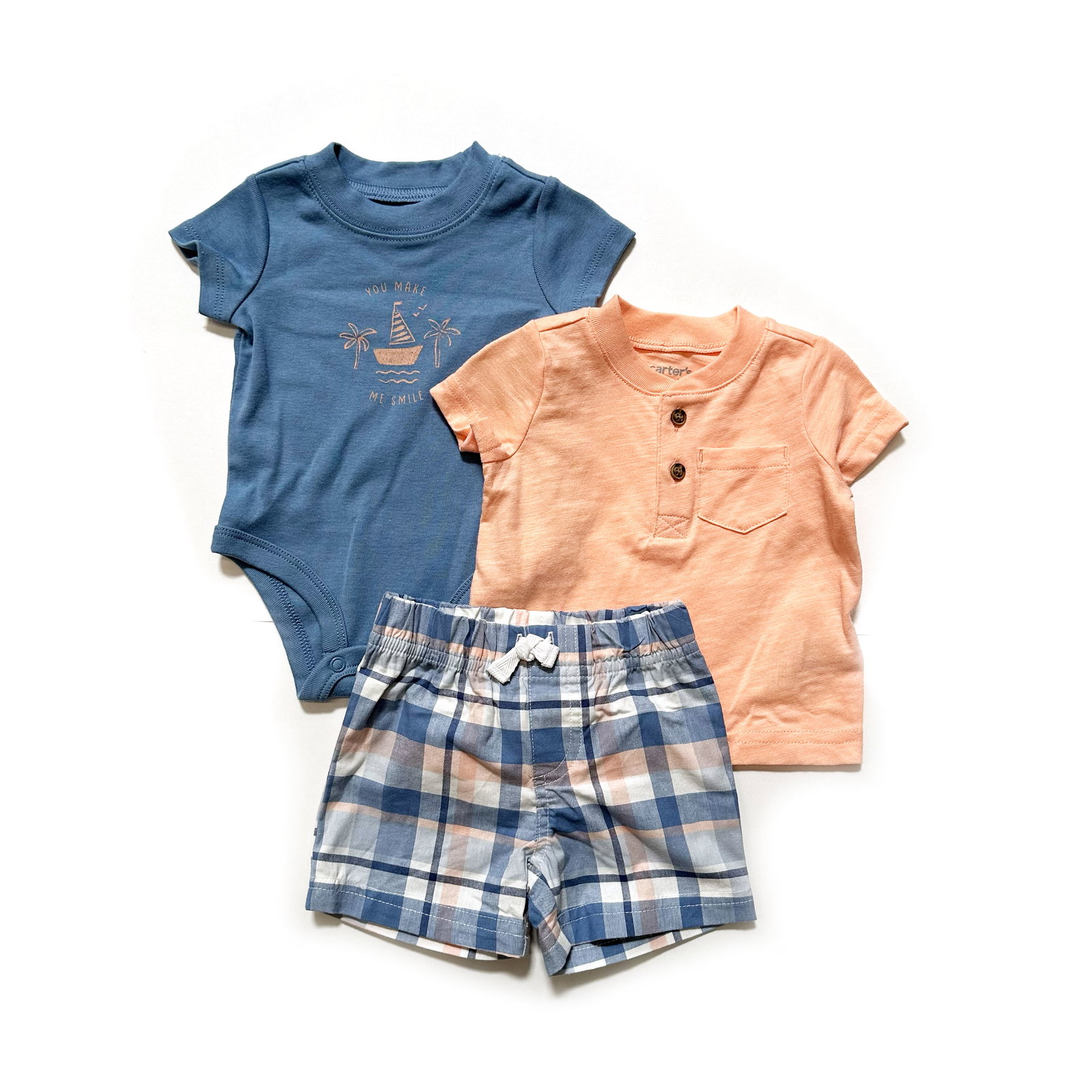 Carter's Child of Mine Baby Boy Shorts Outfit Set