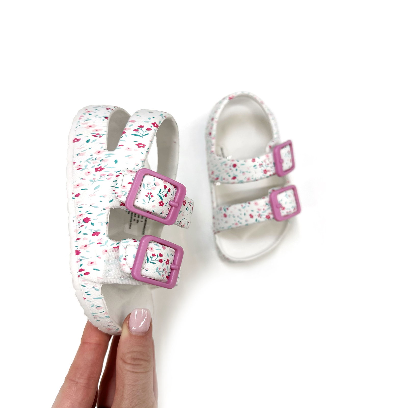 Wonder Nation Baby Girls Two Buckle