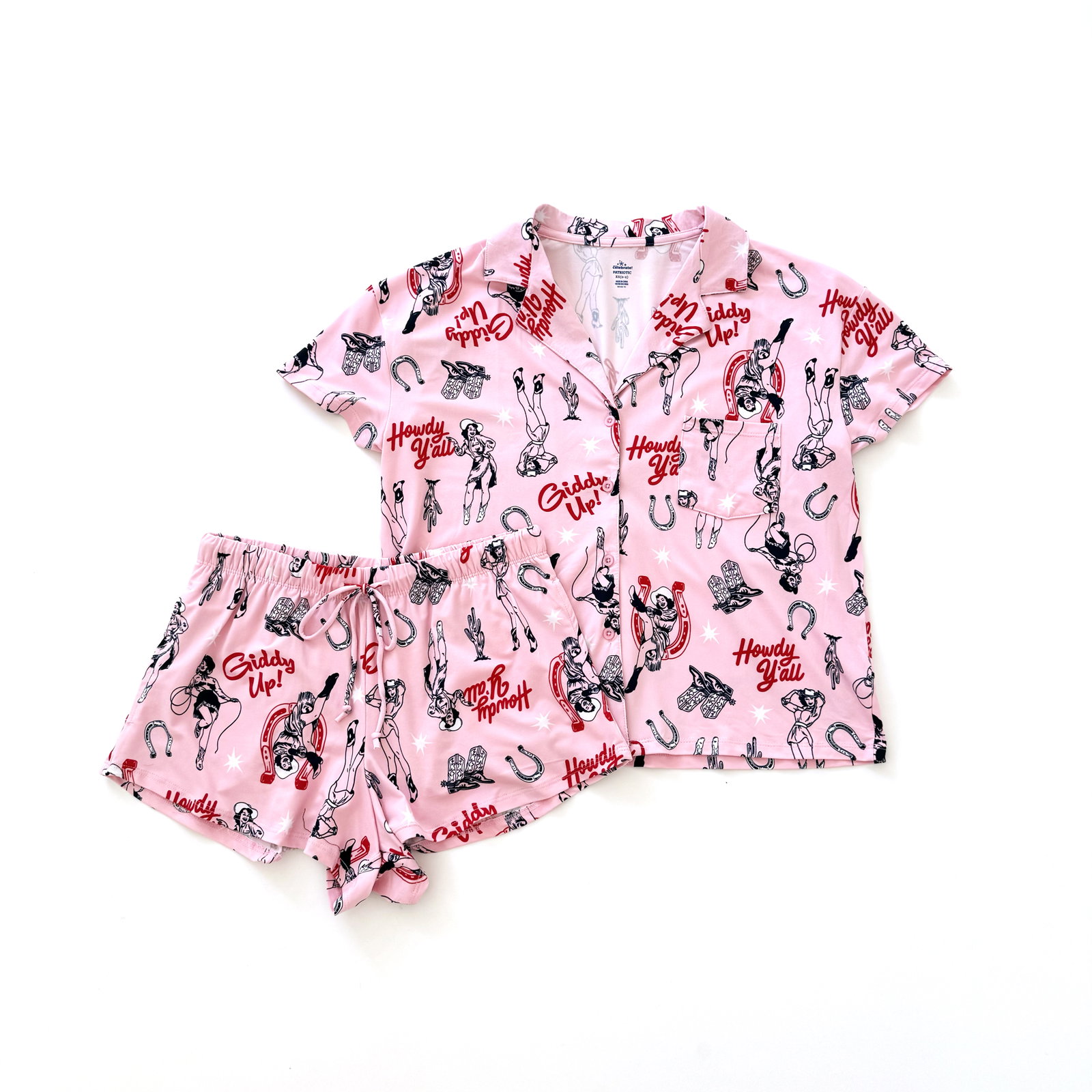 Way To Celebrate 4th of July Shorty Pajama Sets