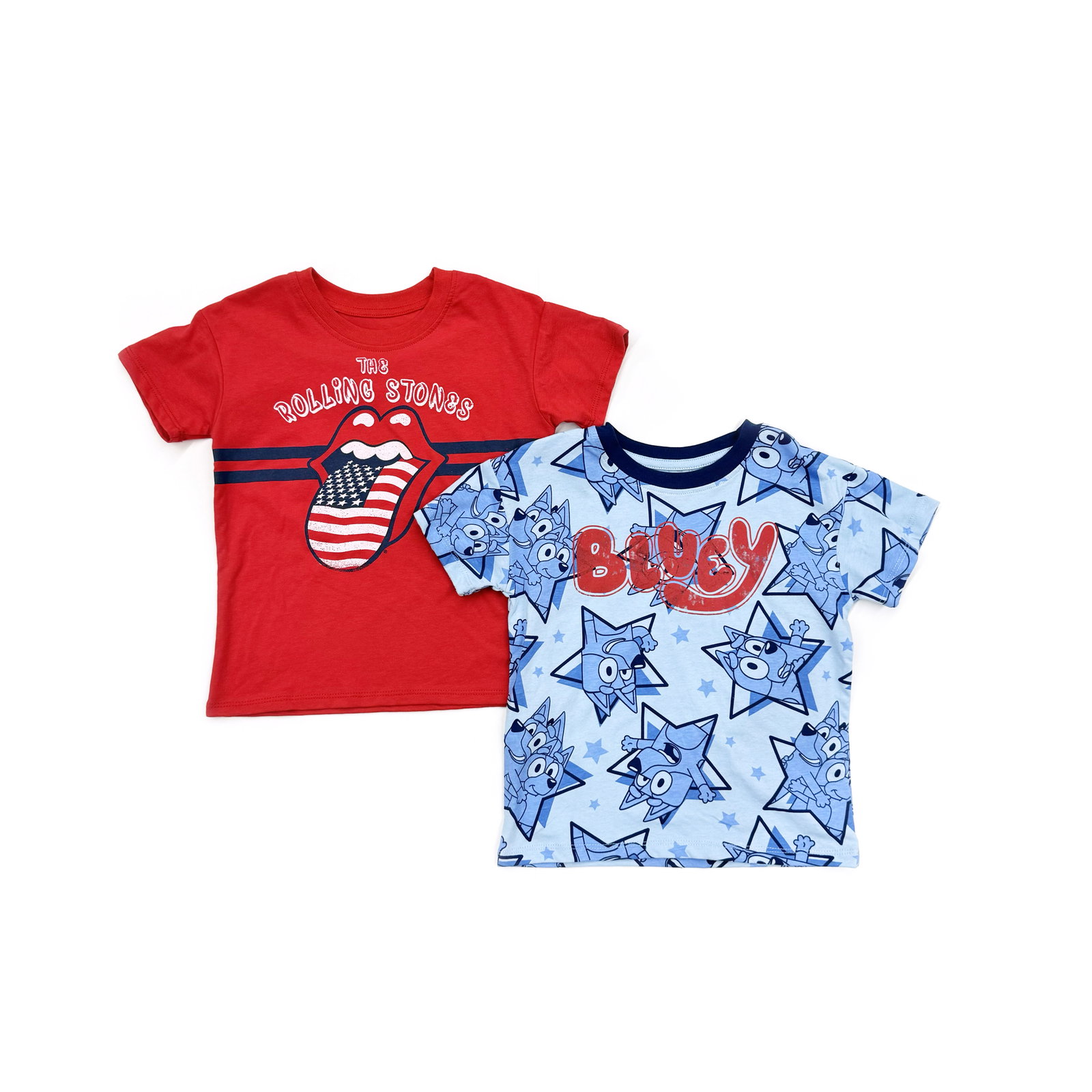 Toddler Boys or Girls Short Sleeve Americana Crewneck T-Shirt