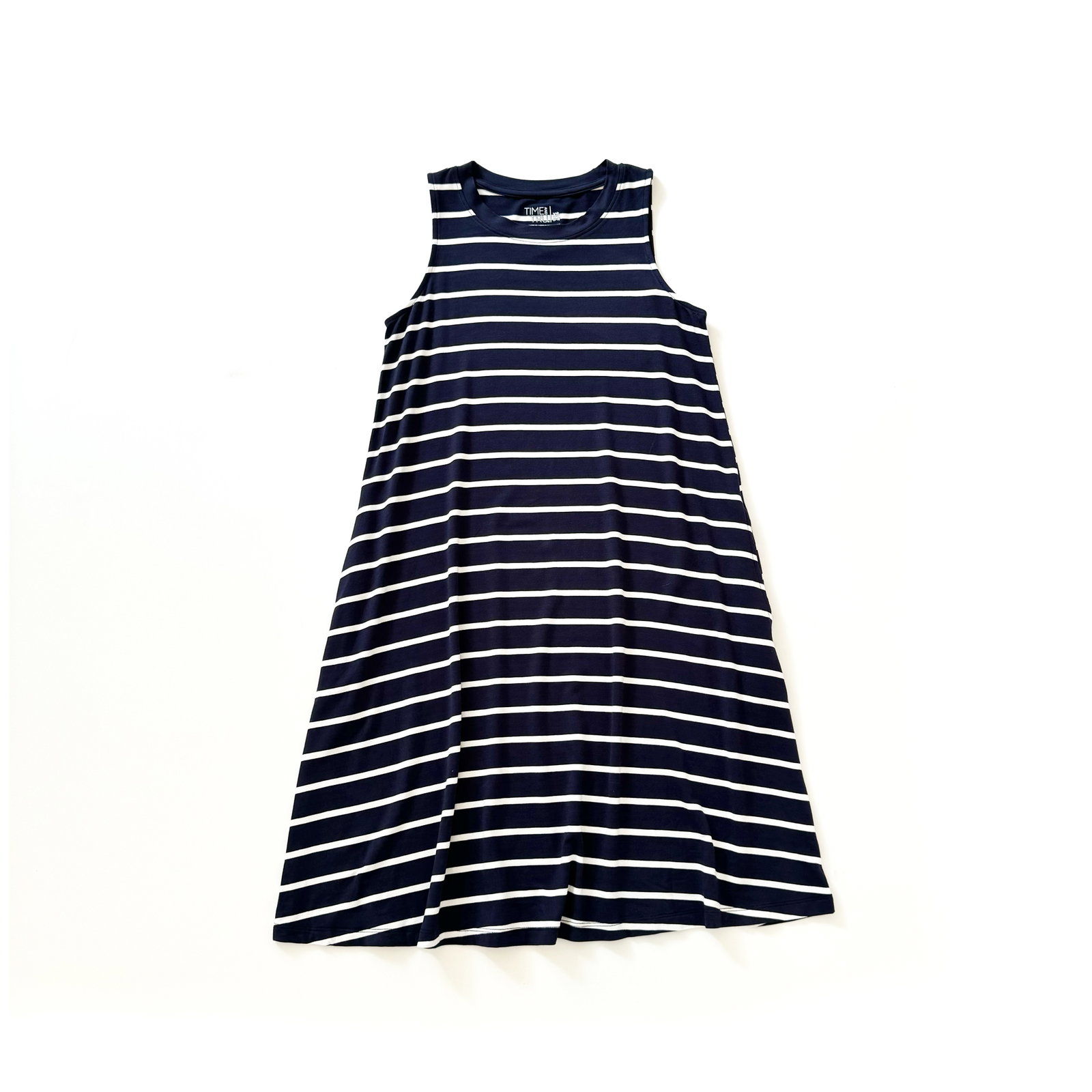 Time and Tru Sleeveless Knit Swing Dress