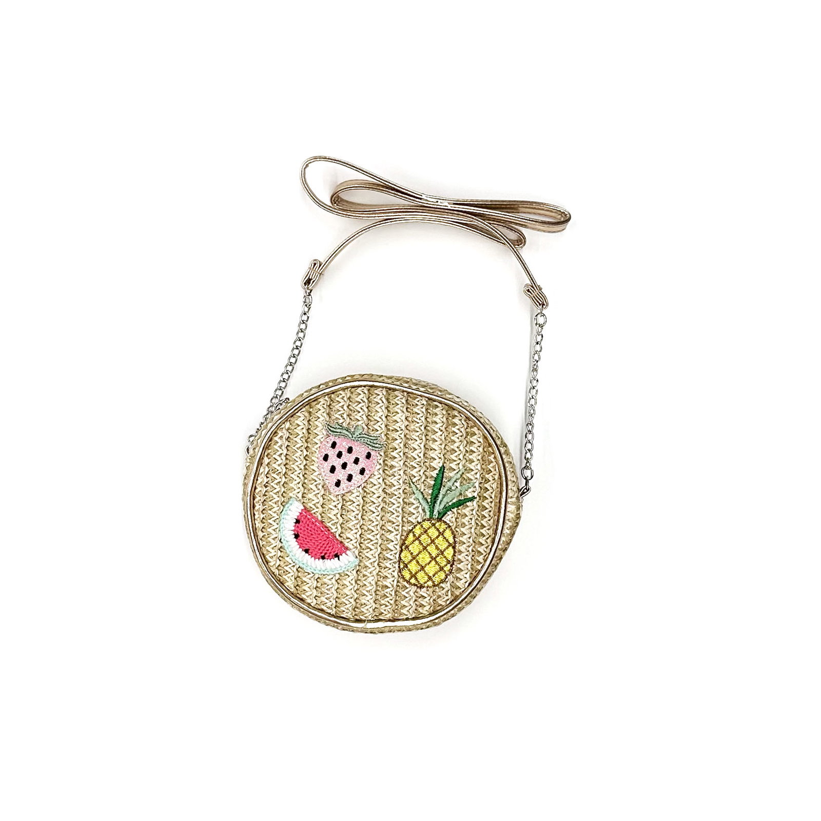 Wonder Nation Fruit Mini Purse with Top Zipper Closure and Crossbody Strap