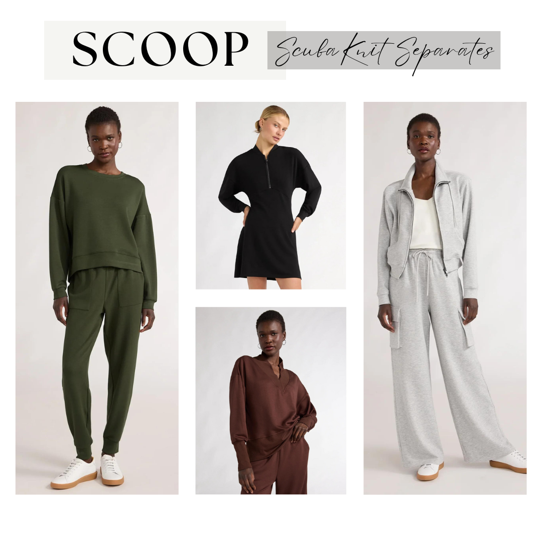 Scoop ScubaKnit Separates at Walmart