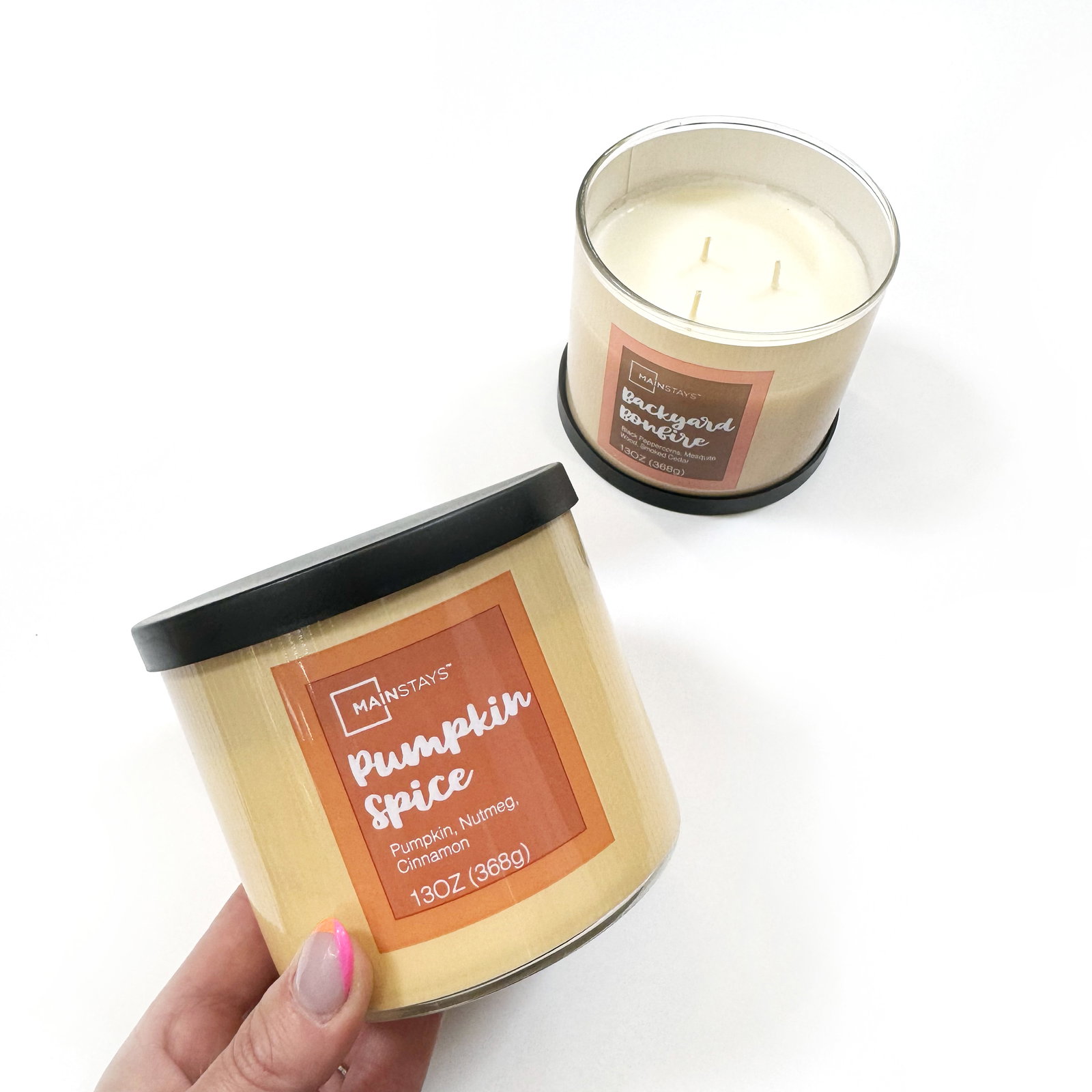 Mainstays Pumpkin Spice 3 Wick Candle and More