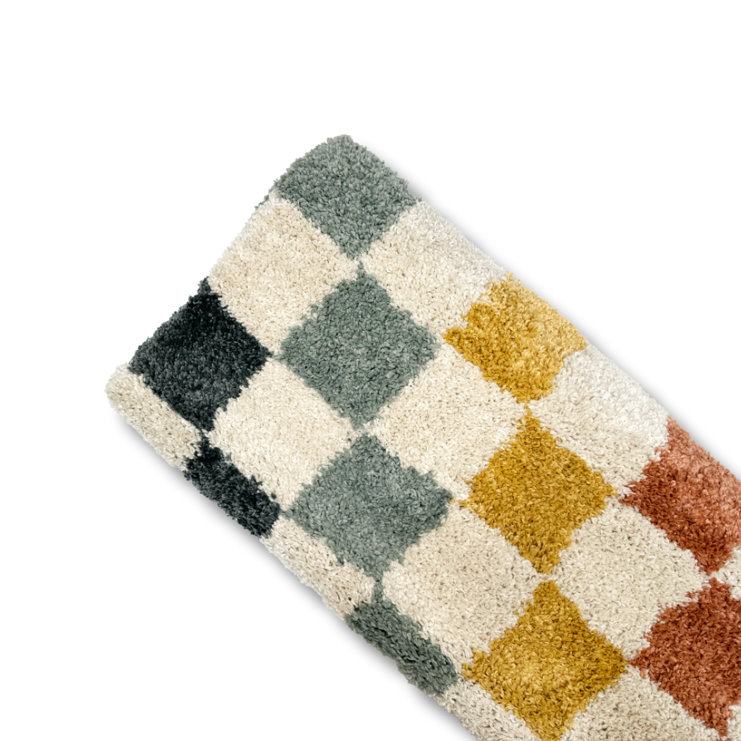 Mainstays Rainbow Checkered Rug