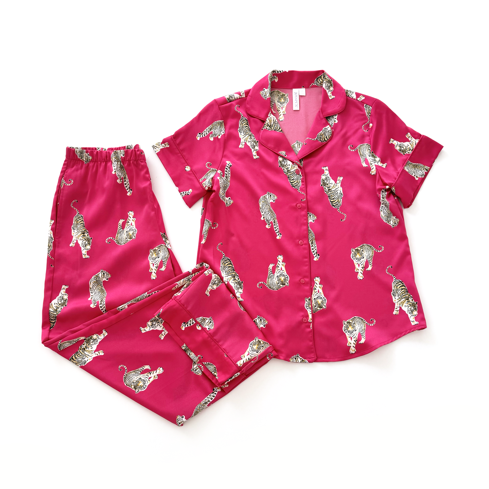 Joyspun Satin Top and Pajama Pants Set