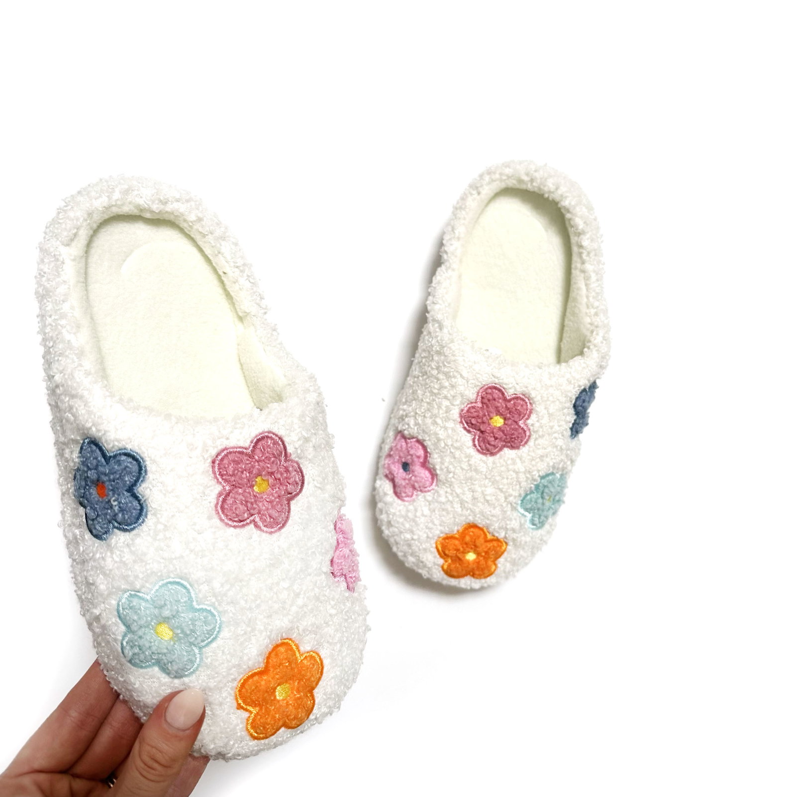 Wonder Nation Little & Big Girls Flower Slipper