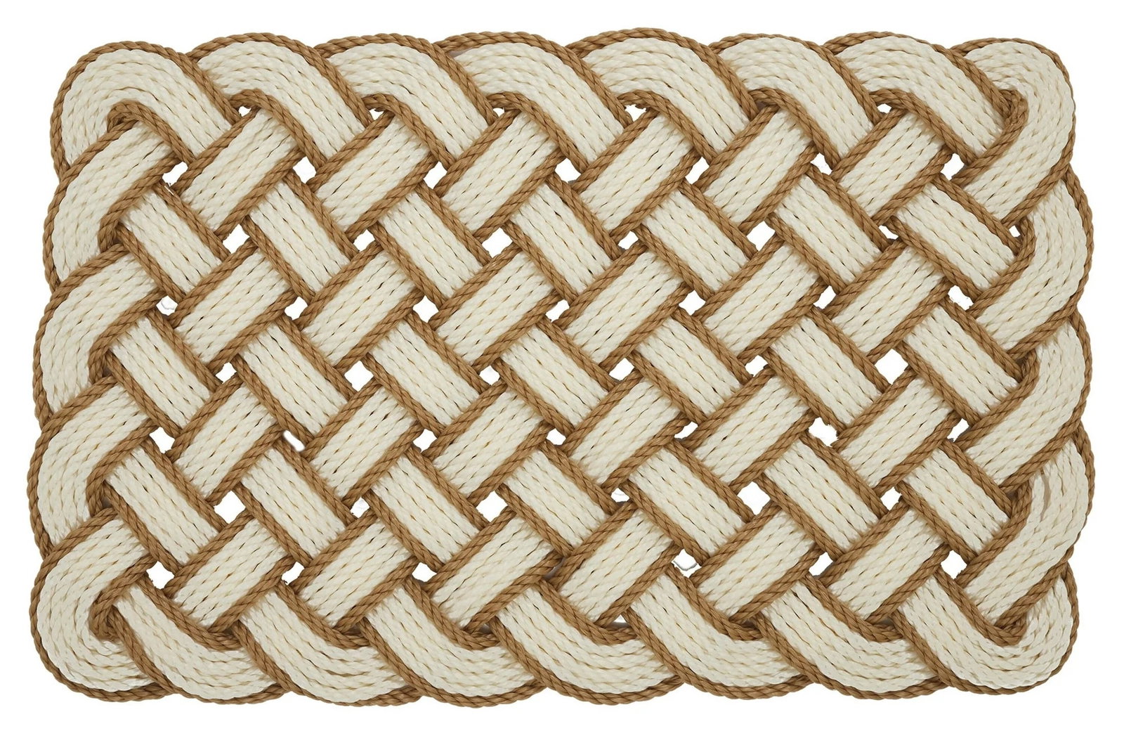 Mainstays Woven Pretzel Knotted PVC Outdoor Doormat, 18