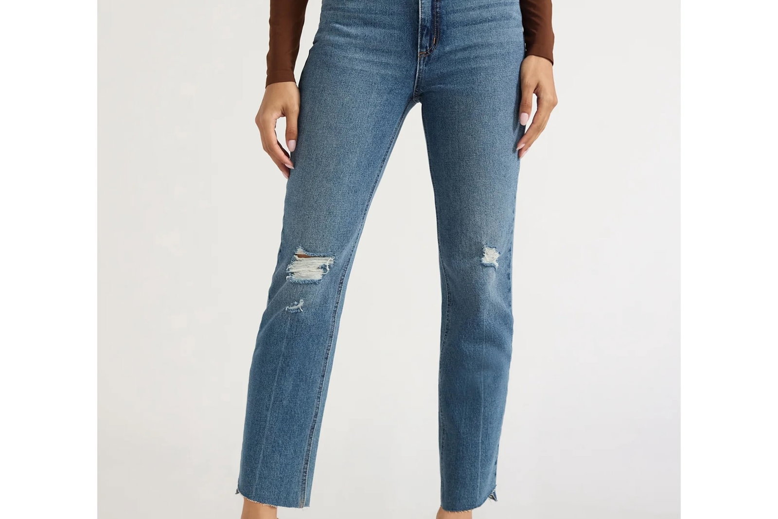 Sofia Jeans Women's Paloma Slim Straight Super High Rise Jeans, 26