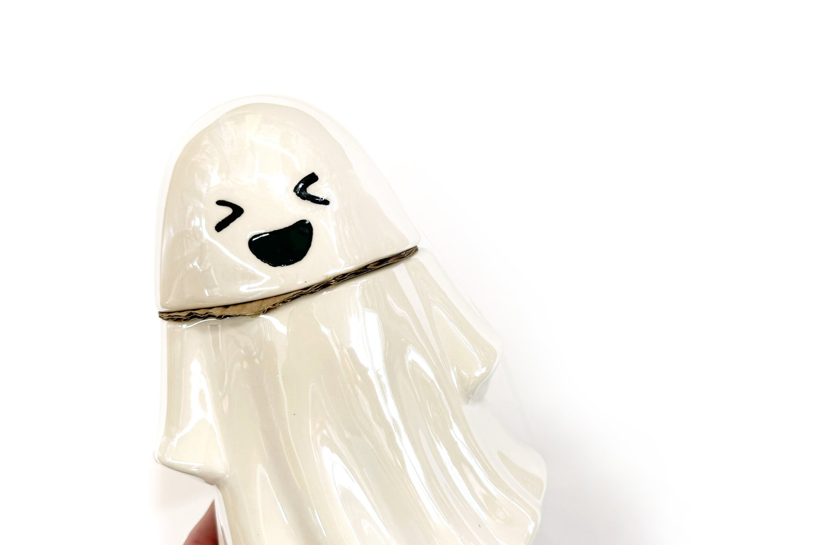 Way To Celebrate Halloween Ghost Treat Jar & Stackable Ghost Mug Set