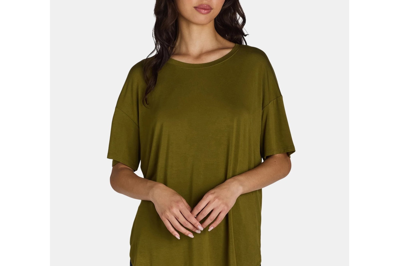 Time and Tru Crewneck Tunic Tee