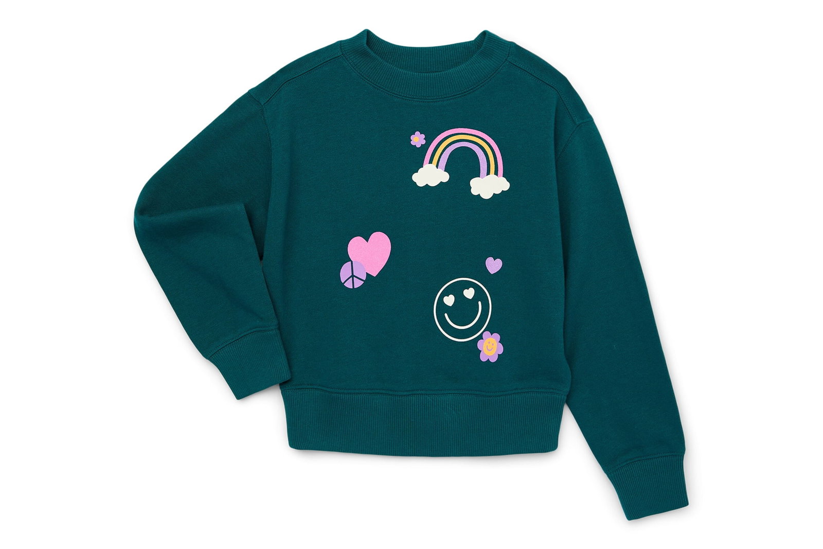 Wonder Nation Girls Fashion Fleece Pullover, Sizes 4-18 & Plus