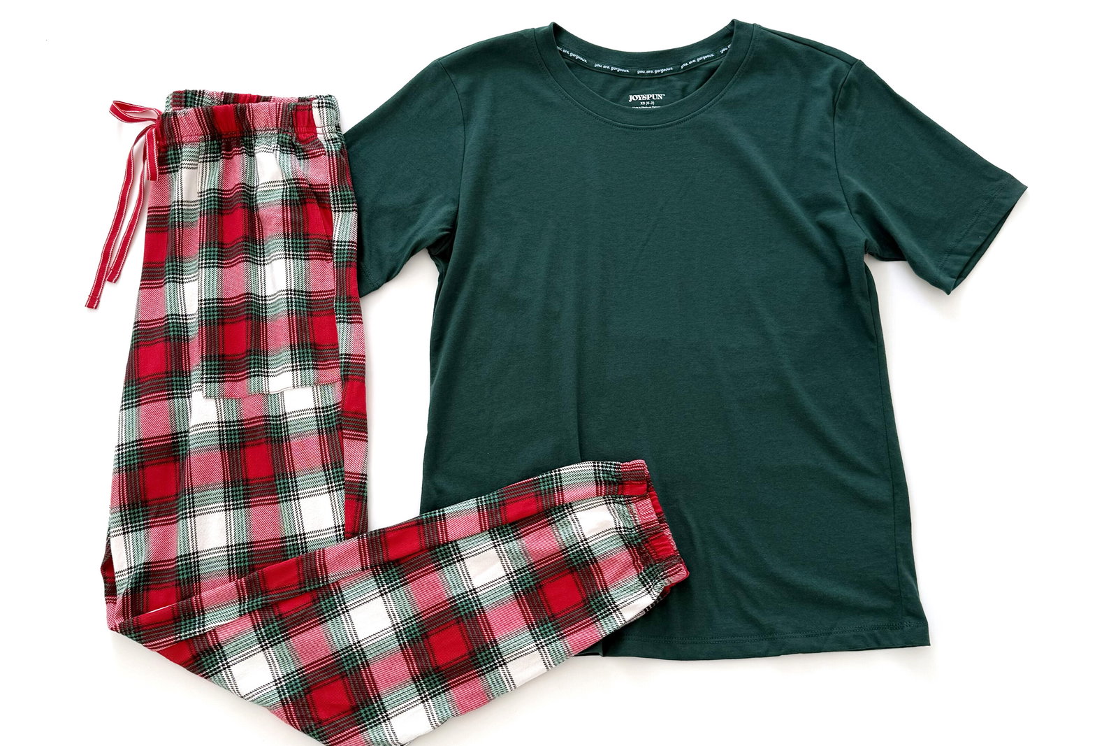 Joyspun Hacci Knit Sleep Jogger & Sleep Tee