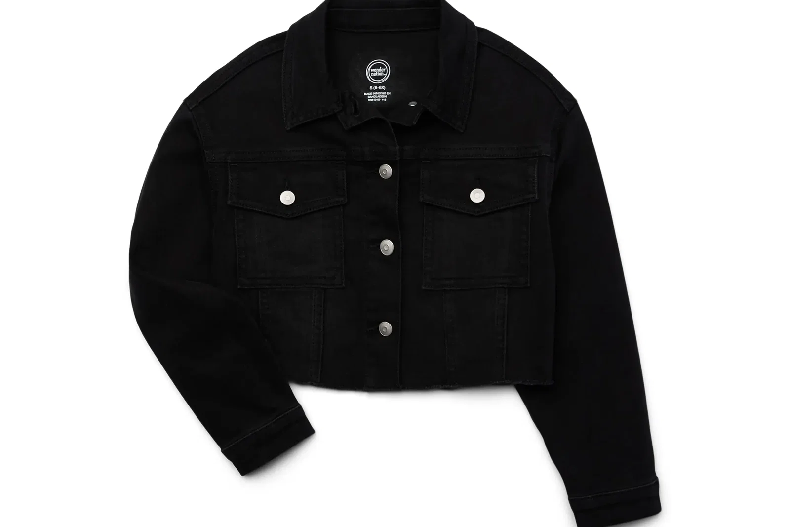 Wonder Nation Tween Girls Denim Jacket, Sizes 4-18