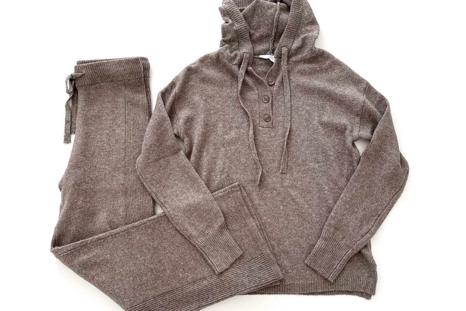 Time and Tru Plus Sweater Hoodie and Pants Set