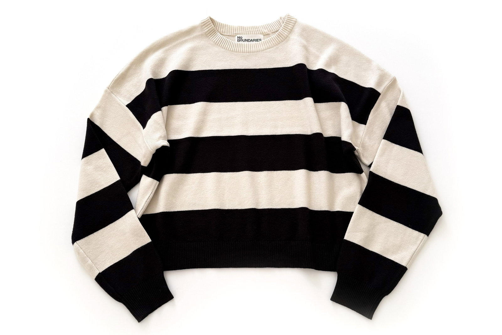 No Boundaries Striped Sweater