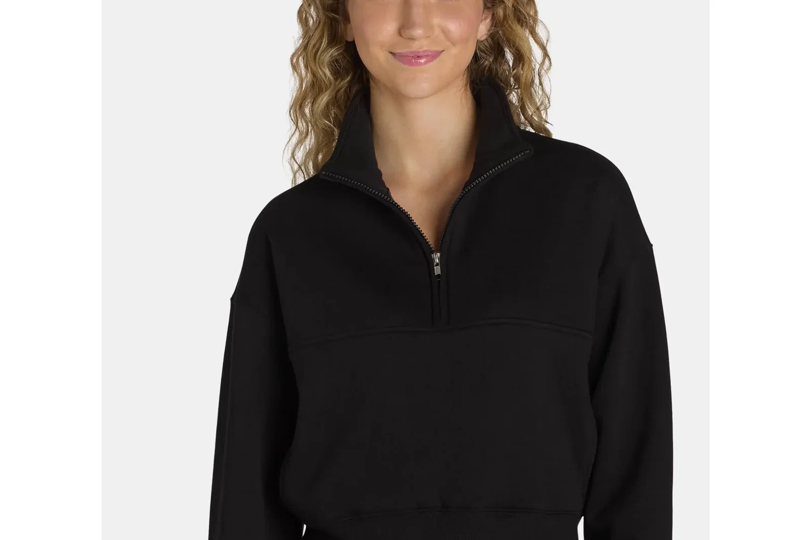 Lululemon scuba knit sweatshirt dupe at Walmart