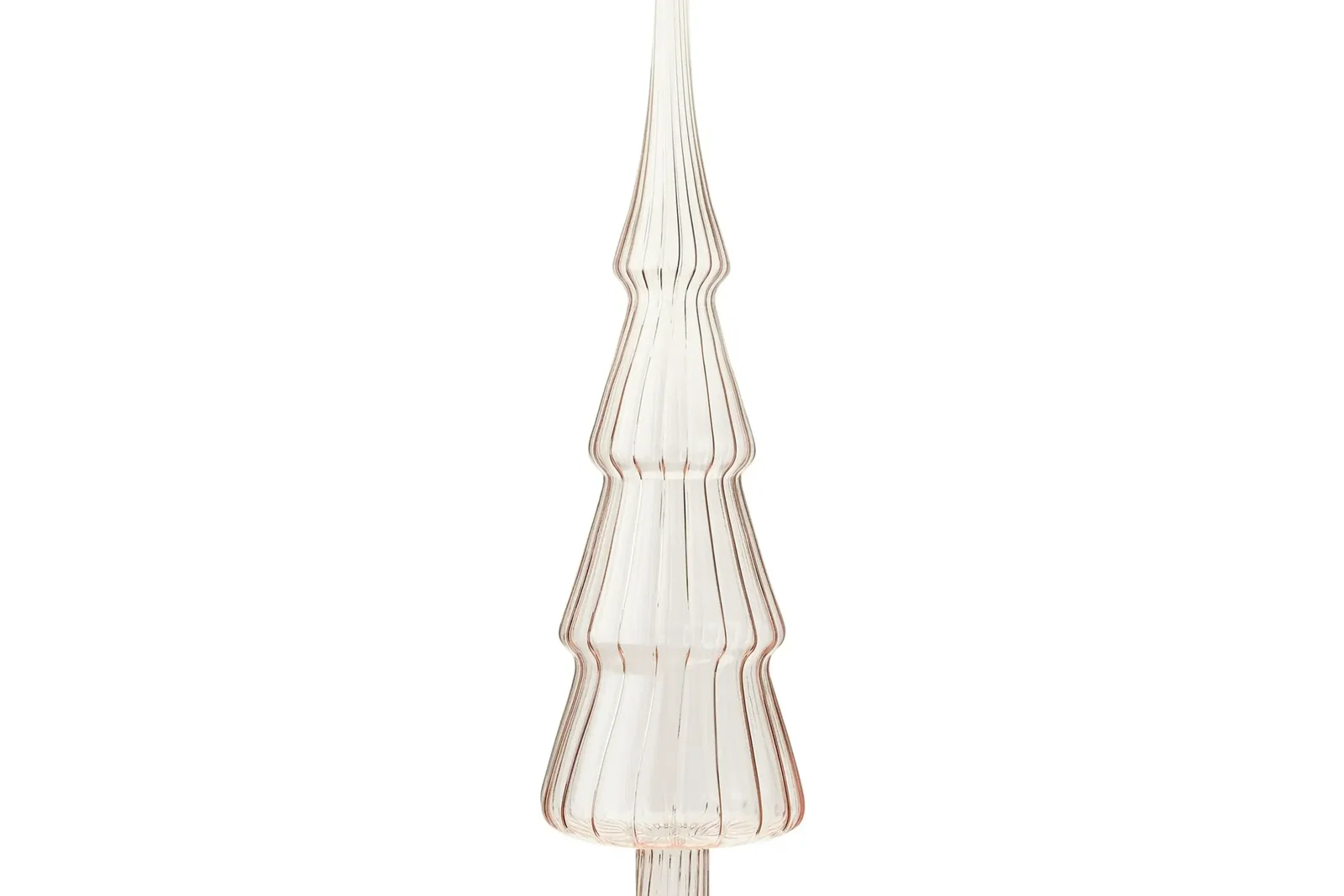 Christmas Pink Glass Tabletop Tree, 13 in, by Holiday Time