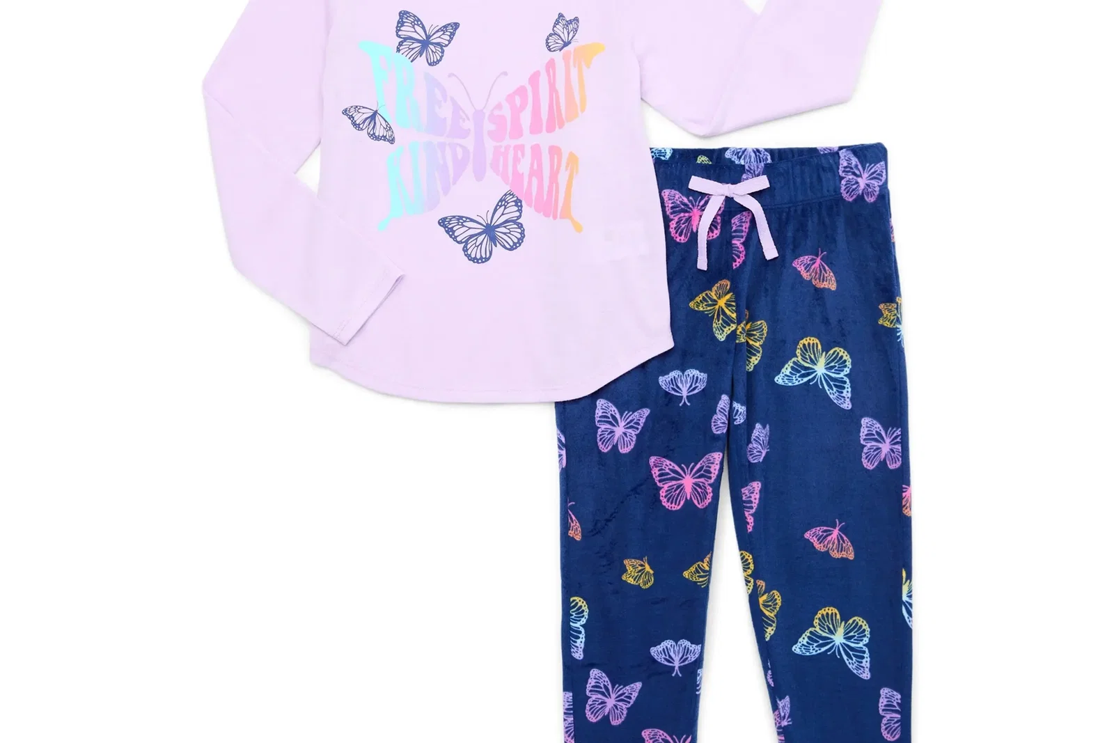 Wonder Nation Girls Pajama Sleep Set