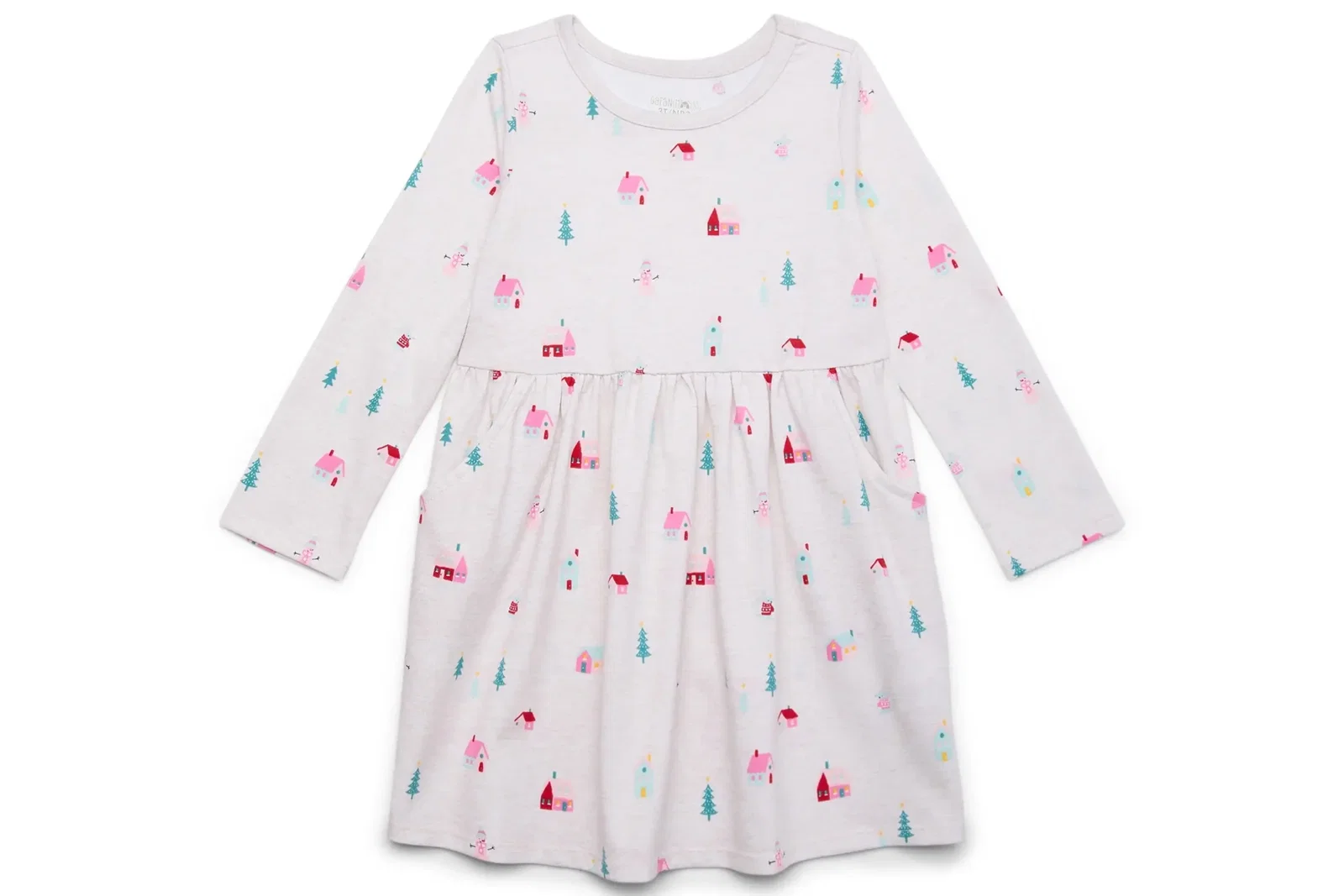 Garanimals Toddler Girls Holiday Print Skater Dress, Sizes 18M-5T