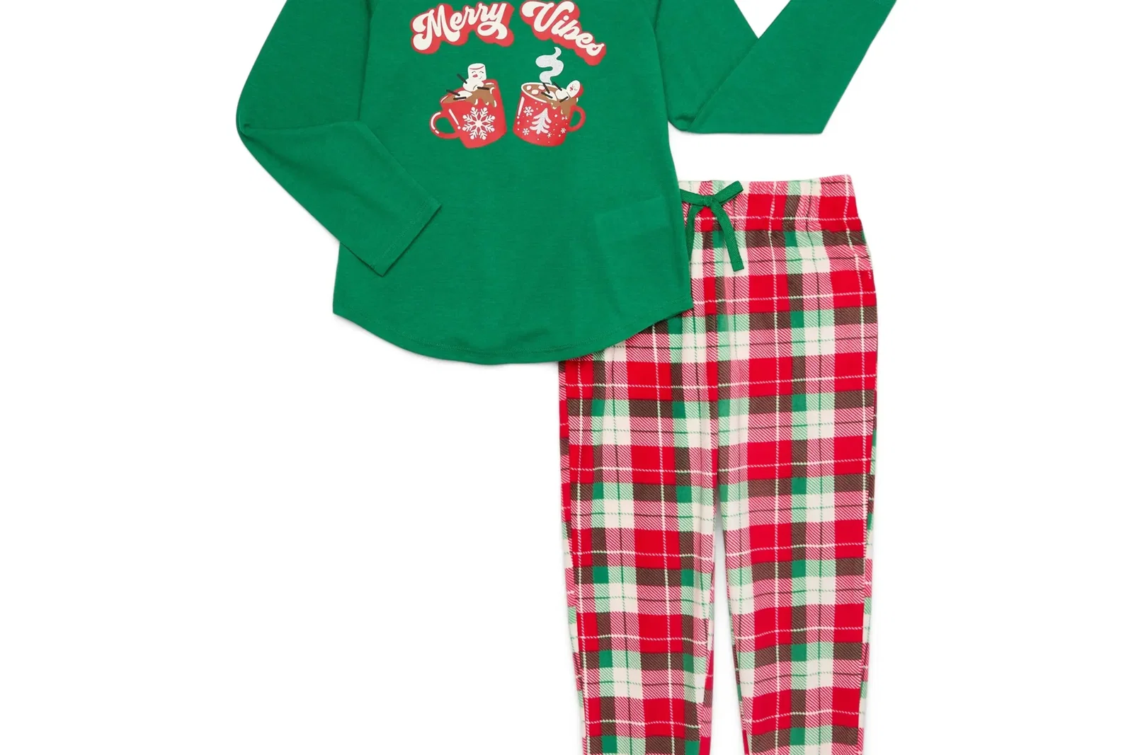 Holiday Time Girls Pajama Set