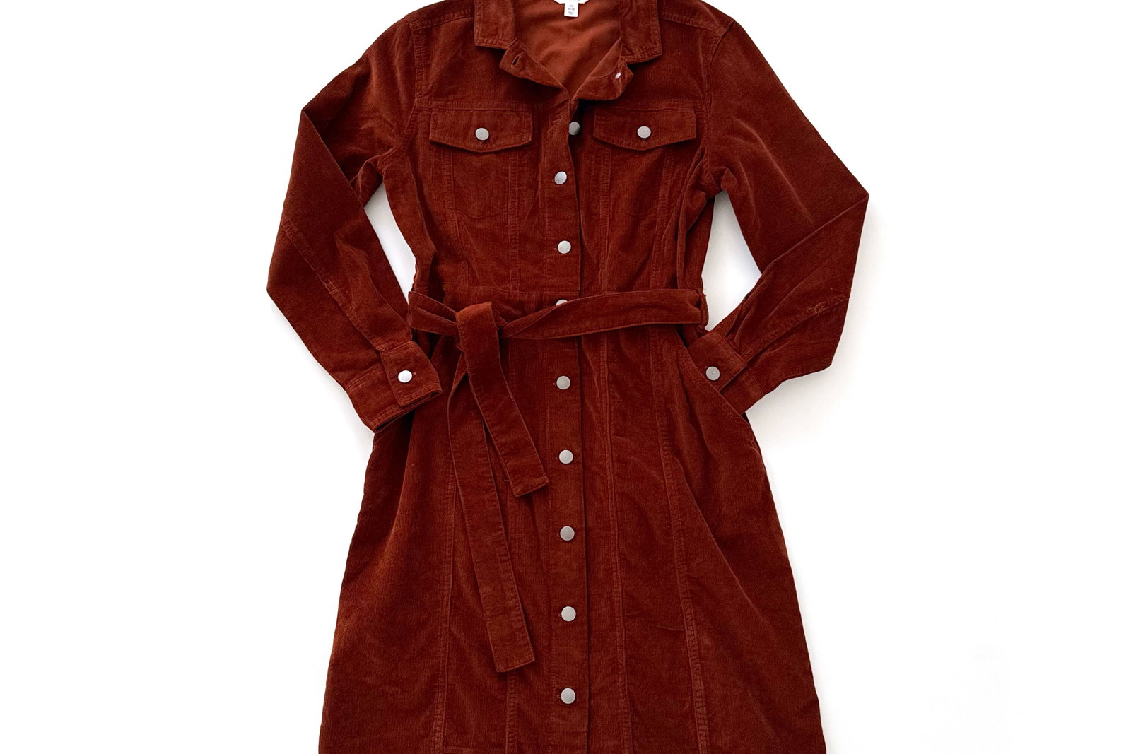 Time and Tru Corduroy Utility Dress