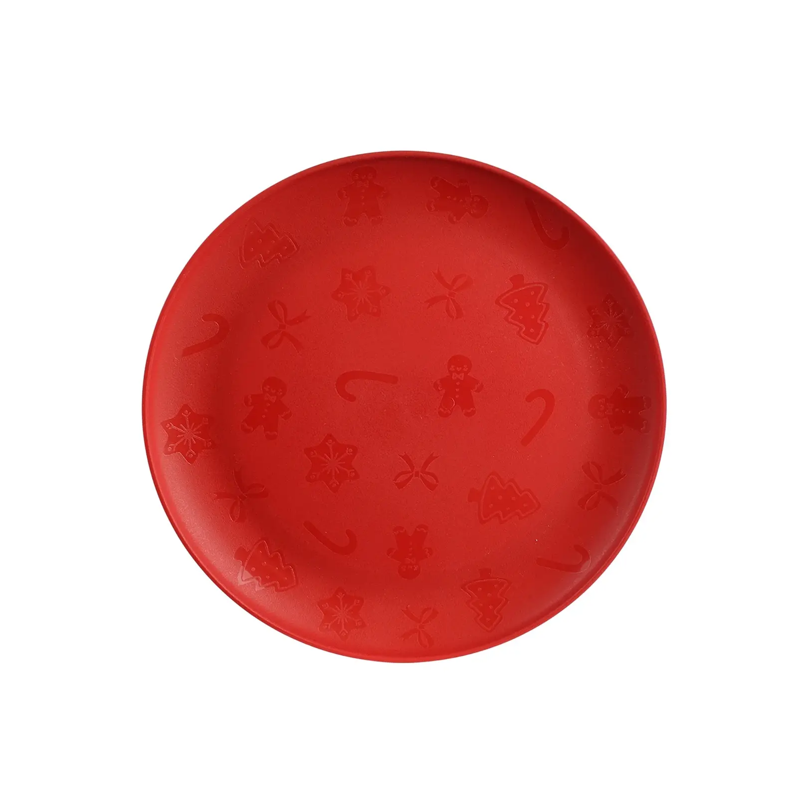 Mainstays Round Plastic Holiday Plate