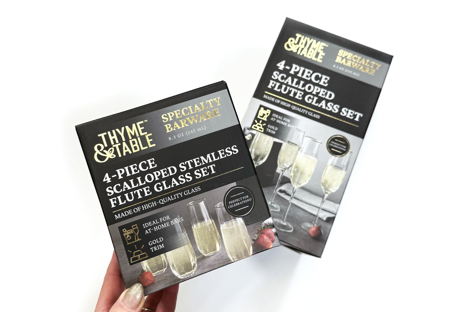Thyme & Table Champagne Flutes at Walmart